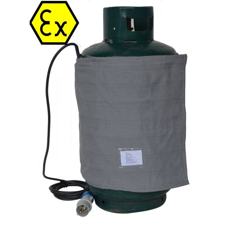 Couverture chauffante ATEX bouteille butane propane gas Couverture chauffante ATEX bouteille butane propane gas