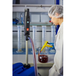 KIT Pompe vide fût sur batterie Lutz B1