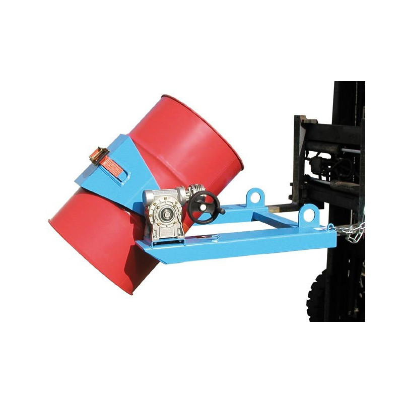 Basculeur de fût pour chariot élévateur type FLEX Basculeur de fût pour chariot élévateur type FLEX
