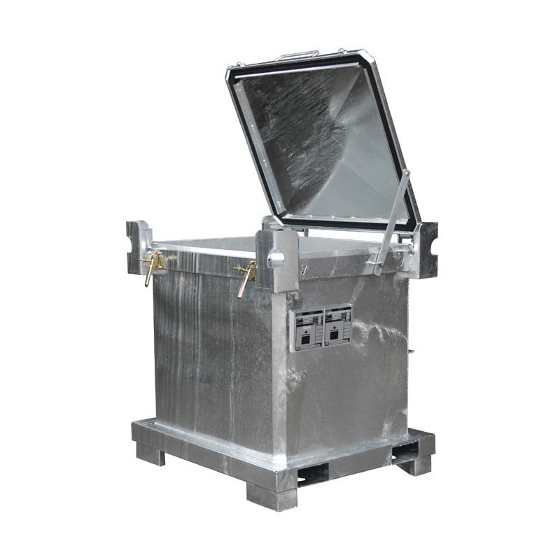 Bac acier GRV homologué UN 11A/X/S solides GEI Bac acier GRV homologué UN 11A/X/S solides GEI