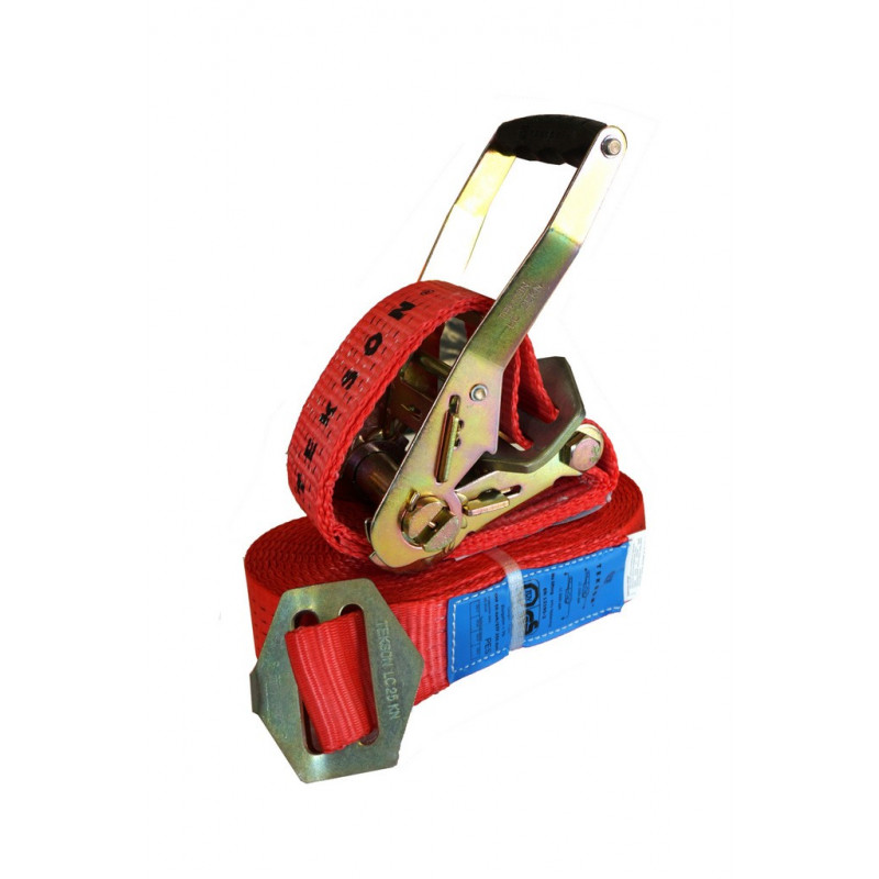 Sangle d'arrimage 5T 50mm 8m STF 350daN Krone Sangle d'arrimage 5T 50mm 8m STF 350daN Krone
