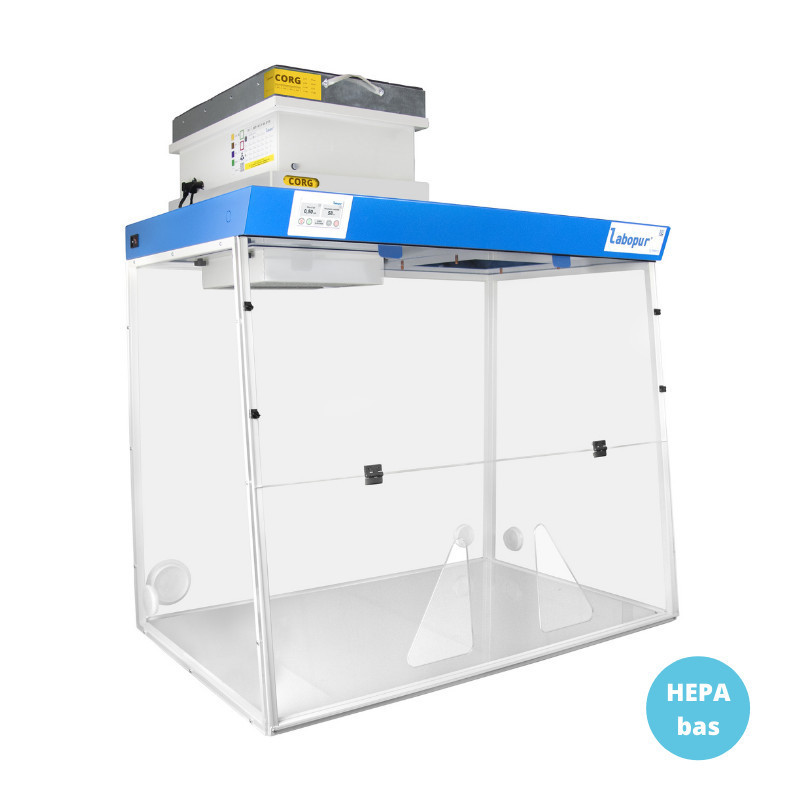 Hotte filtrante de laboratoire 120x75cm LABOPUR 1 colonne - classe 1 Hotte filtrante de laboratoire 120x75cm LABOPUR 1 colonne - classe 1