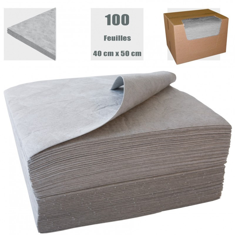 Feuilles absorbantes tous liquides Feuilles absorbantes tous liquides