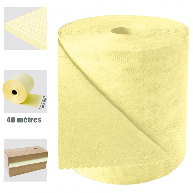 Rouleau absorbant Hydrocarbures (carton de 2) Rouleau absorbant Hydrocarbures (carton de 2)