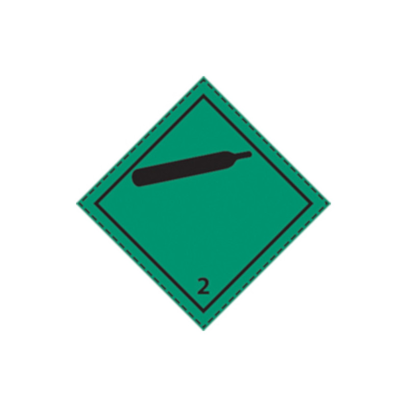 Étiquette de Danger 100x100 classe 2.2 - Rouleau de 1000u Étiquette de Danger 100x100 classe 2.2 - Rouleau de 1000u