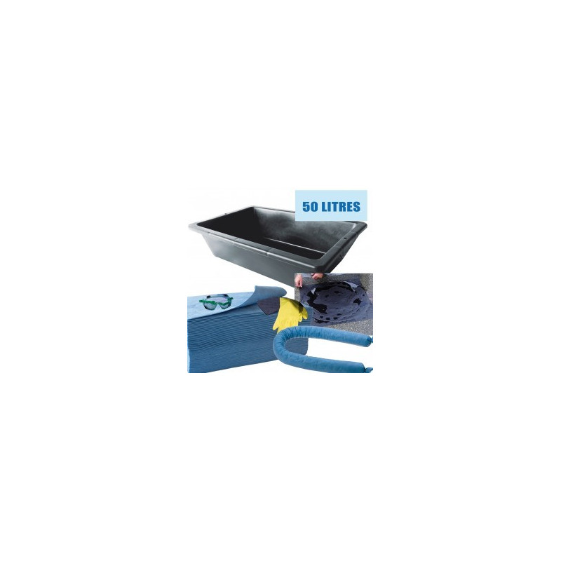 Kit d'intervention pour hydrocarbure 50L ADR Kit d'intervention pour hydrocarbure 50L ADR
