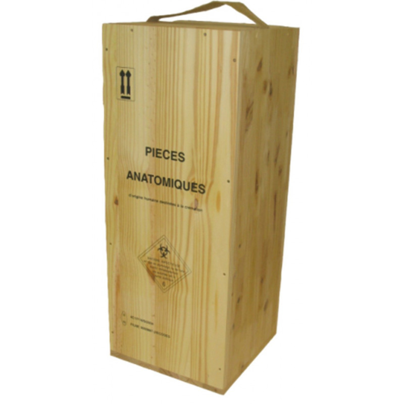 Caisse Anatomique 67L classe 6 pour crémation Caisse Anatomique 67L classe 6 pour crémation