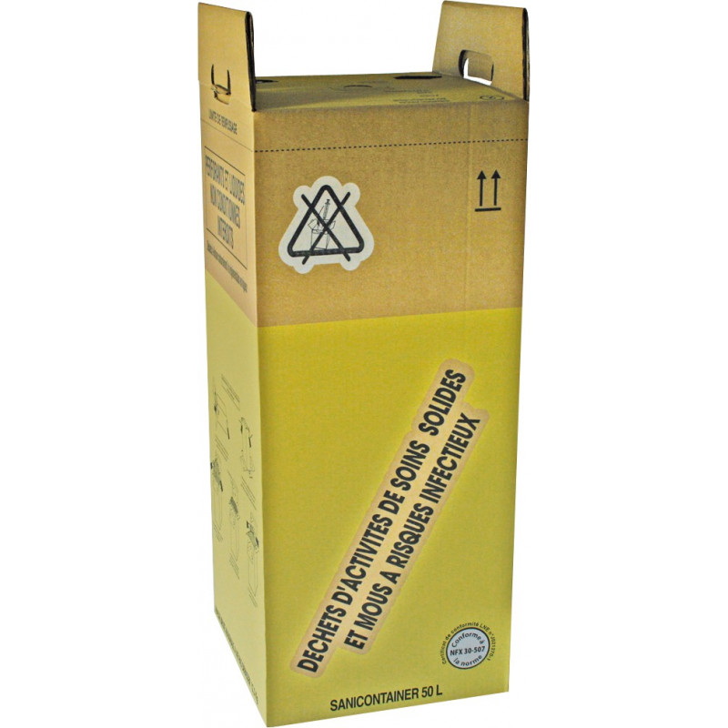 CARTON DASRI 50L DECHETS MOUS CARTON DASRI 50L DECHETS MOUS